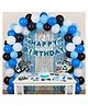Wobbox 1/2 Milestone Birthday's Decoration with Happy 1/2 Birthday Decoration Kit, Happy 1/2 Birthday decorations item, 1/2 Birthday party supplies.(FP6116)