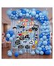 Wobbox 1/2 Milestone Birthday's Decoration with Happy 1/2 Birthday Decoration Kit, Happy 1/2 Birthday decorations item, 1/2 Birthday party supplies.(FP6112)