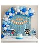 Wobbox 1/2 Milestone Birthday's Decoration with Happy 1/2 Birthday Decoration Kit, Happy 1/2 Birthday decorations item, 1/2 Birthday party supplies.(FP6109)