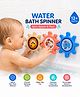 BitFeex Water Bath Spinner Gear Toy for Babies & Toddlers Colorful Rotating Suction Cup Bath Toys for Sensory Play & Hand-Eye Coordination - Pack of 3
