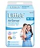 Little's AirSense Ultra Premium Pant Style Baby Diapers M Size (Medium) 54 Count | 50 Million Breathable Pores | Enriched with Shea Butter | Dermatalogically tested |7-12 kg