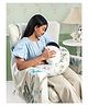 The Baby Trunk Baby Feeding Pillow - Carnival Carousel- Multi