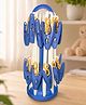 The Cheeky Kidzz Baby Clothes Drying Hanger with 20 Clips | 360° Rotating Multi Clip Hanger Set | Fordable Plastic Baby Cloth Hanger for Socks, Mittens, Undergarments & Kids Clothes