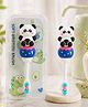 The Cheeky Kidzz Kids Cute 3D Teddy Bear 3D Handle With Extra Soft-Bristled Toothbrush Gentle Gum Care Manual Oral Training Brush With & Travel Dust Proof Case for 2 To 10 Years BPA Free (BLACK)