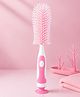 The Cheeky Kidzz Baby Bottle Cleaner Brush | Silicone Baby Feeding Bottle Cleaning Brush with Soft Flexible Bristles & Suction Base | BPA And Scratch Free Cleaner for Bottles Glasses Feeders (Pink)