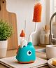 THE LITTLE LOOKERS Baby Bottle Cleaning Brush Set with 360 Degree Rotatable Design - Brown (Pack of 1)