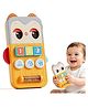 SANJARY Educational Owl Sensory Learning Phone Toy with Lights, Music, Interactive Buttons, Early Development Activity Toy for Babies and Toddlers