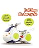 SANJARY Futuristic Kids Ride-On Electric Motorcycle with Lights, Music, Balance Wheels, Battery Powered Toy Bike for Toddlers and Children