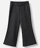 Vitamins Cotton Knit High Waist with Patches Lounge Pants Comfort Fit Solid Full Length Knit Elasticated Pull Ons - Black
