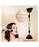 Majestique 4-in-1 Makeup Brush Set with Powder Puff