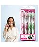 Majestique Ultra Soft Toothbrush for Adults - Family Pack of 4 with Protective Case