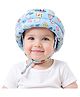 Safe-O-Kid Baby No Bumps Safety Cotton Helmet Head Protection with Zero Sweat Cushion Bumper, Headguard for Infant/Toddler- Blue