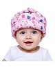 Safe-O-Kid Baby No Bumps Safety Cotton Helmet Head Protection with Zero Sweat Cushion Bumper, Headguard for Infant/Toddler, Pink
