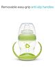 Munchkin Gentle Transition Cup with Soft Silicone Spout & Handles Spill-Proof Sippy Cup, BPA-Free, 4oz, - Green