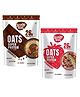 Scoopeat Assorted Combo of 2 - 26g Super High Protein Chocolate Oats + 26g Super High Protein Strawberry Oats