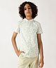One Friday Cotton Woven Half Sleeves Paisley Printed Shirt - Multi Colour
