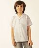 One Friday Cotton Woven Half Sleeves Scenic Monaco Back Printed Shirt - White