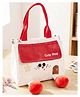House of Quirk 3D Leg Insulated Lunch Bag Cute Thermal Lunch Tote Large Capacity Meal Bag for Office School & Travel - Red