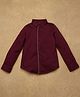 One Friday Cotton Woven Full Sleeves Solid Shirt - Burgundy