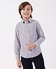 One Friday Cotton Woven Full Sleeves Striped Shirt - Multi Colour