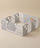 Tinsy Foldable Baby Playpen for Kids & Toddlers up to 5 Years (150 150 cm, 14 Panels, ~25 Sqft) | Large Indoor Baby Play Yard / Activity Play Area | Kids Safety Fence | No Mat