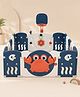 Tinsy Sea World Baby Playpen | 12+2 Panel Safety Play Yard and Activity Panels (~25 sq. feet of Play Area) | High Quality HDPE Material | Basketball Hoop Included | 152 x 157 x 63 cm | Ocean Blue