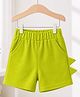 Googo Gaaga 100% Cotton Knit Shorts With Elasticated Waist Lime Green