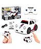 FUNVERSE 360° RC Drift Car for Kids with Remote Control, Automatic One-Click Drift, Follow Mode, Escape Mode, LED Lights & Sound, Rechargeable Racing, Sensor Control Toy Car for Kids - White