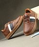 Stefens Colour Blocked Slip On Shoes - Tan