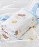 Pax Parrot Ultra Soft 6 Layer Muslin Cotton Baby Blanket for Newborns and Kids Lightweight Breathable Swaddle Wrap Receiving Blanket Stroller Cover 0 to 5 Years 110 x 110 cm