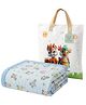 Pax Parrot 6 Layer Muslin Baby Blanket Soft Cotton Swaddle Wrap Breathable Lightweight Receiving Blanket Nursing Stroller Cover Toddler Blanket 110 x 110 cm 0 to 12 Months