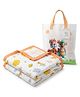 Pax Parrot 6 Layer Muslin Baby Blanket Soft Cotton Newborn Swaddle Wrap Breathable Lightweight Receiving Blanket Multipurpose Stroller Cover Toddler Blanket 110 x 110 cm 0 to 12 Months