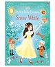 Usborne Little Sticker Dolly Dressing Snow White-English