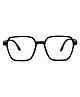 Optify Full Rim Square Blue Cut Zero Power Computer Glasses For kids Color-Black