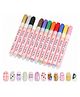 ARCADE TOYS 12 Nail Art Maker Pen Set Metal Tip Nail Design Pens for DIY Nail Art, Colour may vary