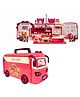 Hello Kitty 2-In-1 Convertible Ambulance Playset Turns Into Medical Clinic - Pink