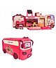 Hello Kitty 2-In-1 Convertible Ambulance Playset Turns Into Medical Clinic - Pink