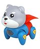 Tak Tak Toys Jumpy Super Dog - Walking Dog Toy with Lights & Music, Avoid Obstacle, Crawling Puppy Toy for Kids & Toddlers, - Grey
