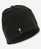 DECATHLON Wedze Knit Firstheat Solid Beanie - Black - Circumference - 52-56 Cms
