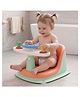 R for Rabbit Fun Time Cozy for Kids Bath Seat with Anti-Slip Base & Ergonomic Wide Backrest - Peach, Mint