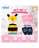 Bubzii Baby Gift Set Combo set of 1 back protector and knee pad 4 Cushion Toddler Head Protection Backpack Baby Drop Pillow with Knee Pads