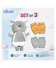 Bubzii Baby Gift Set Combo set of 1 back protector and knee pad 4 Cushion Toddler Head Protection Backpack Baby Drop Pillow with Knee Pads