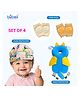 Bubzii Baby Gift Set Combo set of 1 Head protector , 1 Back Protector and knee pad 4