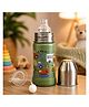 Adore Dr.Feed Majestique DuoSip 2 in 1 Insulated Stainless Steel Sipper with Silicone Base 270ml - Green