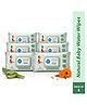 The Moms Co - Natural Baby Water Wipes (Pack of 6)