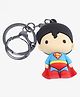 Marvel Batman Logo Metal Keychain - Red