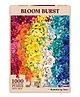 Gouda Games Jigsaw Puzzle 1000 Piece Colourful Flower Puzzle for Adults Brain-Boosting Fun, Includes Sorting Trays and Full-Size Poster, Gift for Puzzle Lovers, Relaxing Family Fun, 27.5