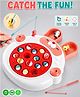 Fiddlerz Magnetic Fishing Game for Kids Fish Catching Game Automatic Rotating Fish Pond with Music 15 Fish 2 Fishing Rods Battery Operated Educational Toy for Boys Girls