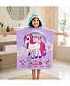Famyo Maxx Purple June Hooded Poncho Towel for Kids
