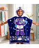 Famyo Maxx Dark Blue Leo Hooded Poncho Towel for Kids